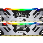 Оперативная память Kingston Fury Renegade, DDR5, 96GB (2x48GB), 6400MHz, CL32, DIMM, с радиатором, RGB, серебристый, фото9
