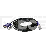Кабель KVM ORIGO OKVMCU3/A1A с разъемами VGA и USB, 3 м, фото 1