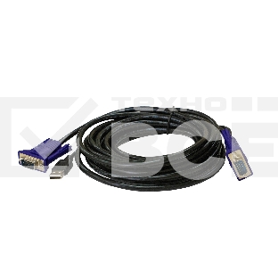 Кабель KVM ORIGO OKVMCU3/A1A с разъемами VGA и USB, 3 м