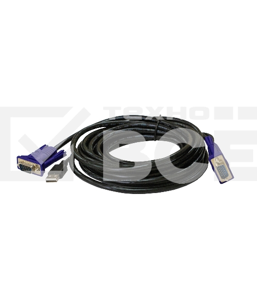 Кабель KVM ORIGO OKVMCU3/A1A с разъемами VGA и USB, 3 м