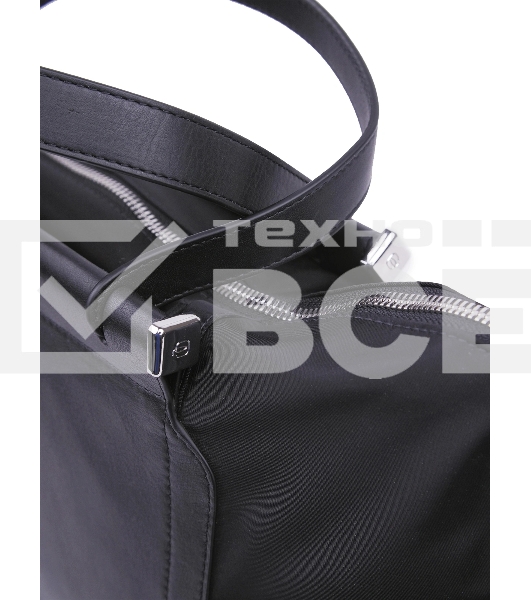 Деловая сумка женская Piquadro Lyra CA4021W92T/N с отделением для ноутбука черный ткань/натур.кожа