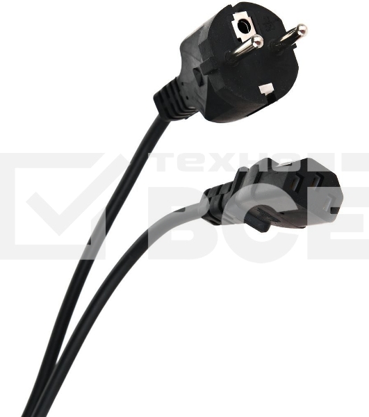 Кабель компьютер - розетка 3 м 220V (Европейский стандарт) VCOM/TELECOM