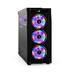 Компьютерный корпус Miditower ExeGate i3 BASE-NPX600 (ATX, БП 600NPX с вент. 12 см, с окном, 1*USB+1*USB 3.0, аудио, 4 вент. 12см с RGb подсветкой), фото18