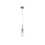 Светильник Ambrella light LH55208 BS/CL латунь/прозрачный E14 max 40W D80*270, фото8