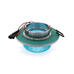Светильник Ambrella light TN351 CH/BL хром/голубой GU5.3+3W (LED COLD) D95*45, фото 1
