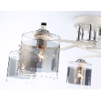 Светильник Ambrella light TR303219/5 WH/CH/SM белый/хром/дымчатый E27*5 max 60W D580*250, фото6