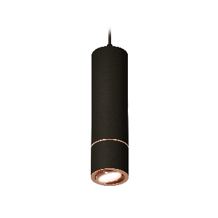 Светильник Ambrella Light XP7402055 SBK/PPG черный песок/золото розовое полированное MR16 GU5.3