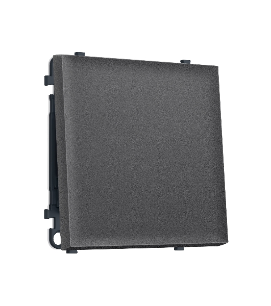 MS651020 Комплект механизма 1-кл проходного выключателя SIGMA Антрацит серый 10A-250V QUANT PRO (SP6510, PR105)