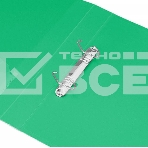 Папка на 2-х D-кольцах Бюрократ -0840/2DGRN A4 пластик 0.8мм кор.40мм внут.и торц.карм зеленый, фото 1