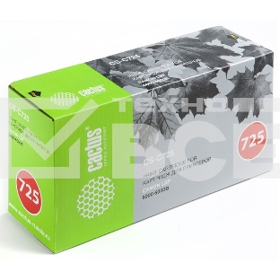 Картридж лазерный Cactus CS-C725S черный (1600 стр.) для Canon LBP 6000 i-Sensys 6000b i-Sensys