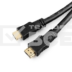 Кабель Cablexpert HDMI CC-HDMI4-15M, 19M/19M, v2.0, медь, позол.разъемы, экран, 15м, черный, пакет, фото10