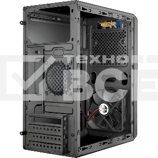 Компьютерный корпус Aerocool / Formula Cs-105 Blue (mATX, без БП, 1x USB3.0, 1x USB2.0, 1x 12cm blue LED front fan)