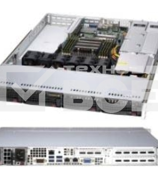 Платформа Supermicro AS-1014S-WTRT, Single AMD EPYC 7002, 8 DIMMs, 2 PCI-E 4.0 x16 (FHFL) slots, 1 PCI-E 4.0* x16 (LP) slot, 4 Hot-swap 3.5
