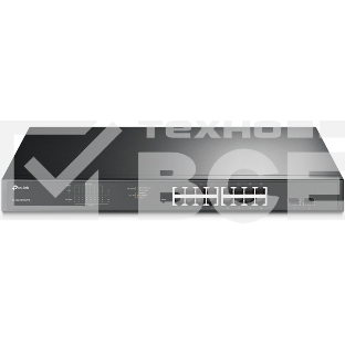 Коммутатор 16-port Gigabit PoE Easy Smart switch, 802.3af on ports 1-16, PoE budget 192 watts, desktop and rack-mountable