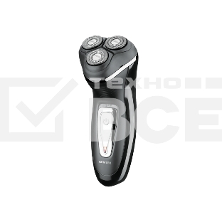 Бритва Centek CT-2166 (хром/черный) ротор, АККУМУЛЯТОР + РАБОТА ОТ СЕТИ,триммер     