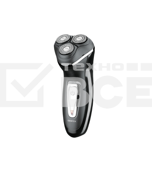 Бритва Centek CT-2166 (хром/черный) ротор, АККУМУЛЯТОР + РАБОТА ОТ СЕТИ,триммер     