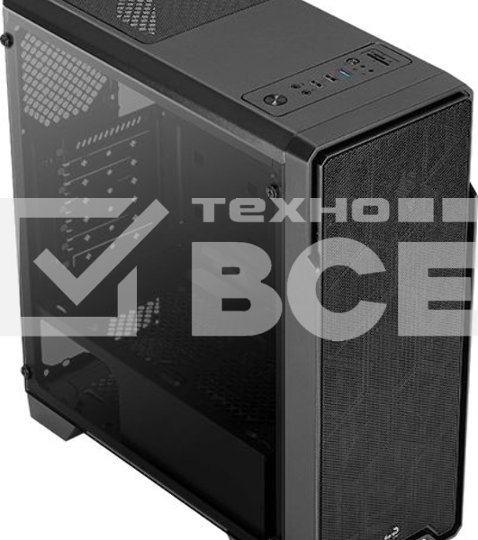 Компьютерный корпус Aerocool / Formula Ore Saturn FRGb-G-BK-v1 (2xUSB, 2xAudio, 0.5 мм,3x120 мм FAN, прозрачная стенка-закаленное стекло, ATX,