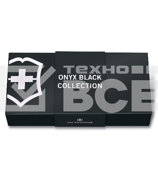 Нож перочинный Victorinox Spartan Onyx Black (1.3603.31P) 91мм 12функц. черный карт.коробка