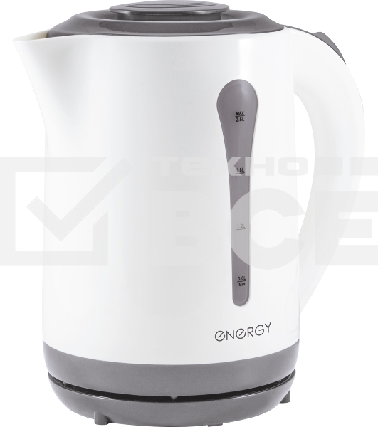 Чайник Energy E-213 2,5 л,пластик,бело-серый