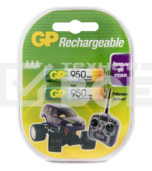 Аккумулятор GP 95AAAHC AAA NiMH 950mAh (2шт)