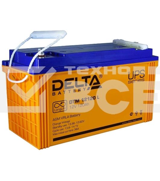 Батарея Delta DTM 12120L (12V 120Ah)