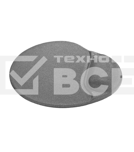 Коврик для мыши Defender гелевый Easy Work (серая лайкра) нескользящ.основа,260х225х5мм