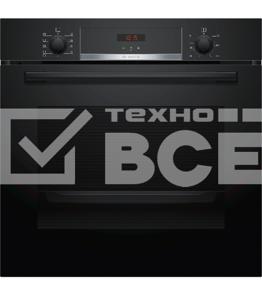 Духовой шкаф электрический Bosch HBA534EB0 черный, встраиваемый