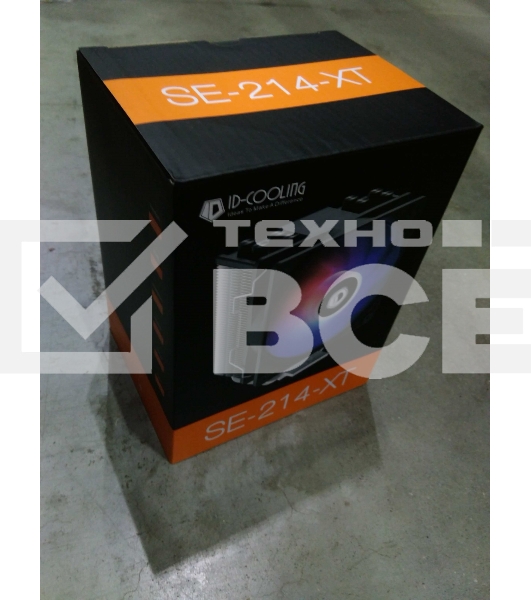 Кулер ID-COOLING. SE-214-XT черный 120мм алюминий+медь 1500rpm 27db 4-pin 180W 150мм