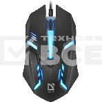 Мышь проводная Defender Cyber MB-560L черный, 1200 dpi, USB, кнопки - 3, фото7