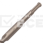 Бур по бетону, двойная спираль, Cobalt W-tip, 16x460 мм, SDS PLUS Denzel, фото7