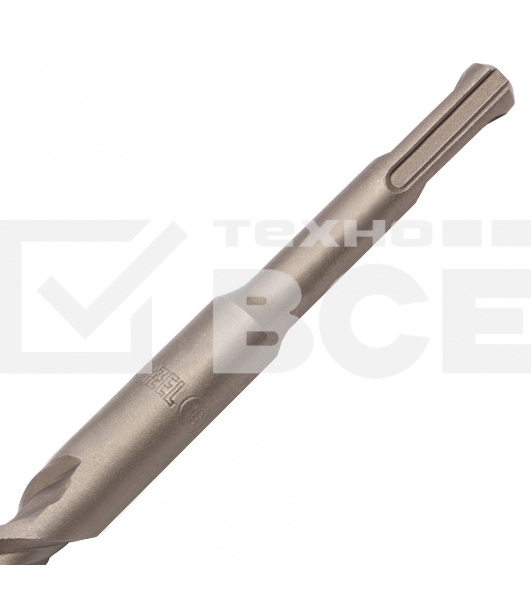 Бур по бетону, двойная спираль, Cobalt W-tip, 16x460 мм, SDS PLUS Denzel