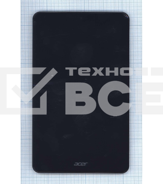 Модуль (матрица + тачскрин) для Acer Iconia Tab A1-860 черный с рамкой