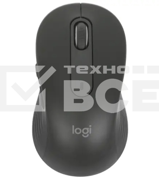 Мышь беспроводная Logitech Signature M650 L LEFT графитовый, 4000 dpi, радиоканал, Bluetooth, USB, кнопки - 5