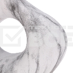 Светильник декоративный настольный Форте, основание кольцо под белый мрамор, черный абажур, цоколь Е27, 60Вт REXANT, фото 1