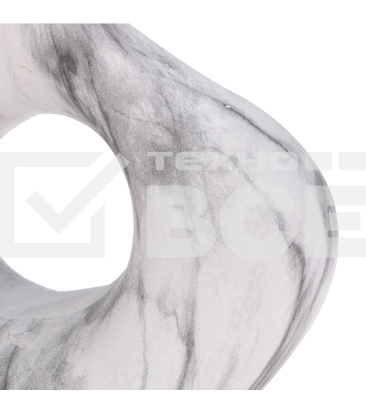 Светильник декоративный настольный Форте, основание кольцо под белый мрамор, черный абажур, цоколь Е27, 60Вт REXANT