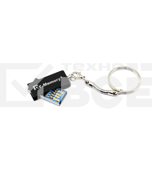 Флеш диск USB Dr. Memory 005 64Гб, USB 3.0, серебристый