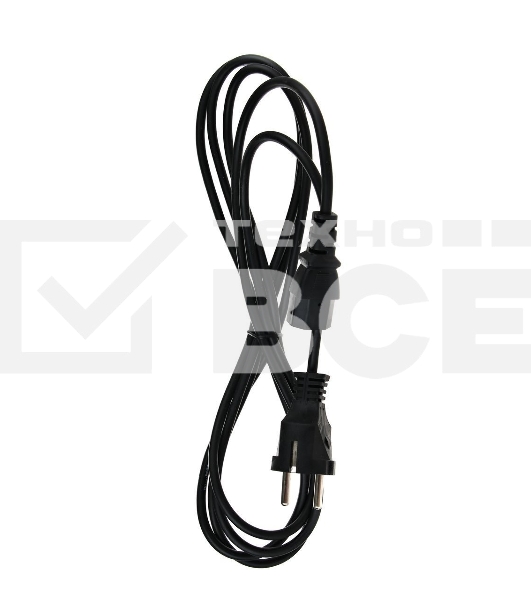 Кабель компьютер - розетка 3 м 220V (Европейский стандарт) VCOM/TELECOM