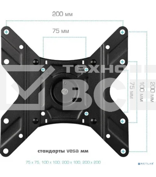 Кронштейн для телевизора Arm Media LCD-205 черный 14