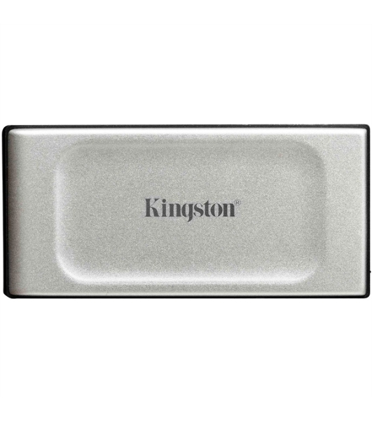 Внешний SSD Kingston XS2000, 500 Gb, USB 3.2 Gen 2x2 Type-C, R/W 2000/2000, серебристый