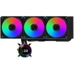 Система жидкостного охлаждения Lian-Li HydroShift II LCD-C 360CL ARGB Soc-AM5/AM4/1700/1851 черный 4-pin 31dB Al+Cu LCD Ret (G89.GHS2LCD36RB.R0), фото 1