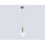 Светильник Ambrella light LH55208 BS/CL латунь/прозрачный E14 max 40W D80*270, фото7