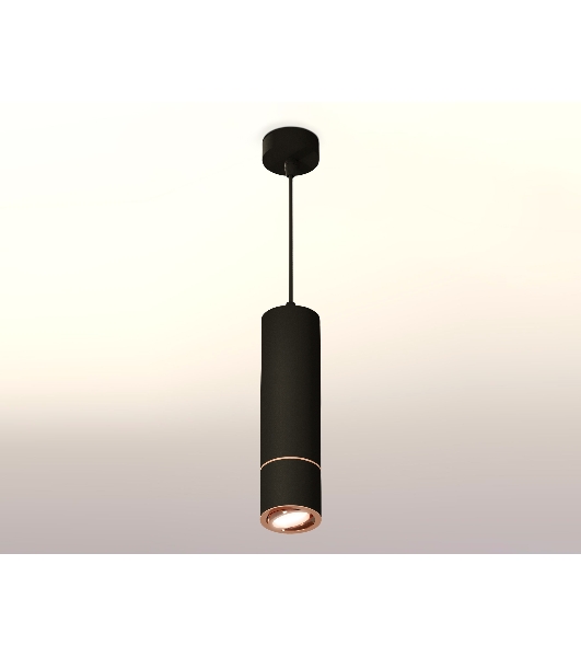 Светильник Ambrella Light XP7402055 SBK/PPG черный песок/золото розовое полированное MR16 GU5.3