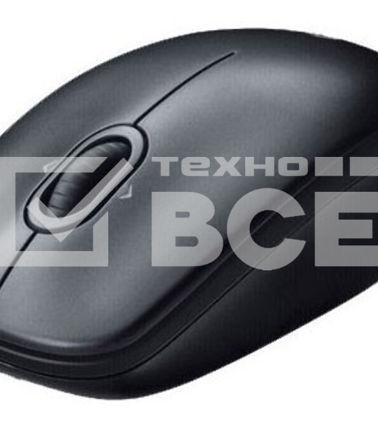 Мышь проводная Logitech M100/100R DARK/GREY (темно-серая/черная), 1000 dpi, USB, кнопки - 3