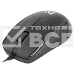 Мышь проводная Defender Optimum MB-160 черный, 1000 dpi, USB, кнопки - 3, фото 1