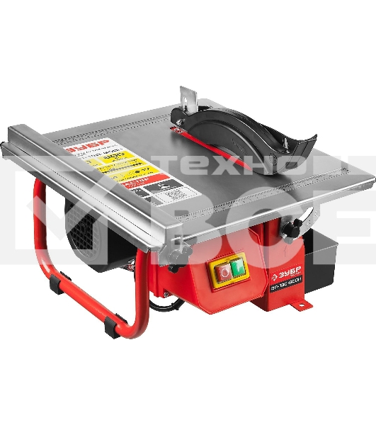 Электроплиткорез ЗУБР 'МАСТЕР' ЭП-180-600Н диск 180 мм, глубина реза 90°-34мм/45°-17мм, стол 330х360мм, 2950об/мин, 600Вт