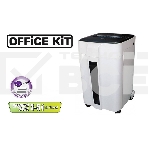 Шредер Office Kit S240 1.9x10 (секр.P-5)/фрагменты/15лист./40лтр./скрепки/скобы/пл.карты/CD, фото4