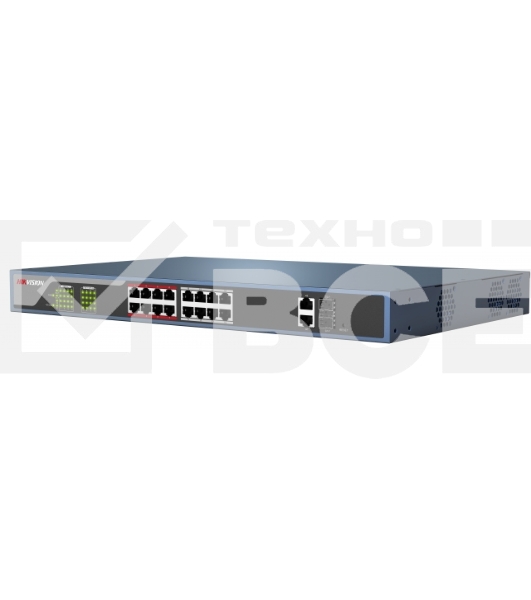 Коммутатор Hikvision DS-3E0318P-E 16xPOE