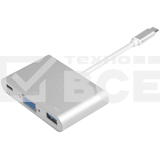 Переходник Greenconnect USB Type C -> VGA + USB 3.0 + Type C Greenconnect переходник USB Type C -> VGA + USB 3.0 + Type C