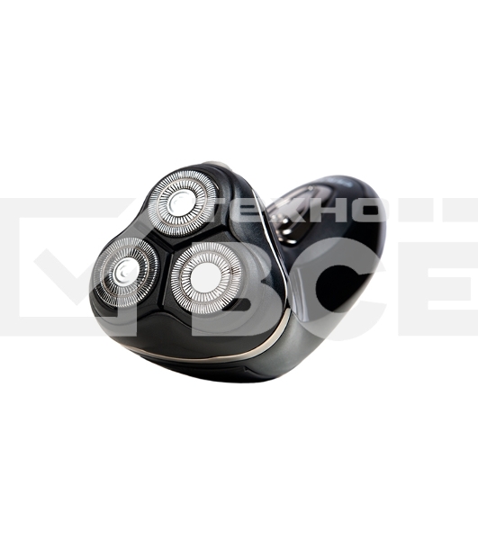 Бритва Centek CT-2166 (хром/черный) ротор, АККУМУЛЯТОР + РАБОТА ОТ СЕТИ,триммер     