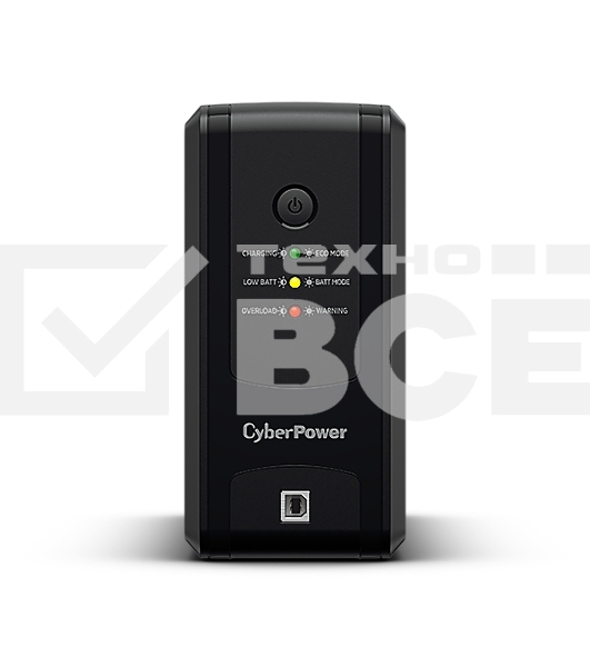 Источник бесперебойного питания CyberPower Line-Interactive UT850EG, 850VA/425W, USB/RJ11/45, (3 EURO)